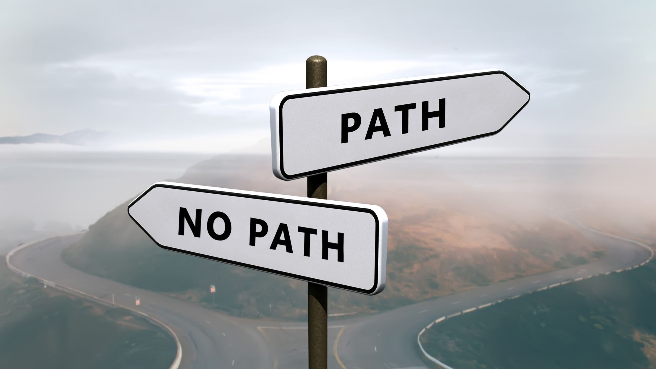 a signpost with two arrows pointing to the right and the right symbolising Designate Your Destiny: Navigating Life’s Path with Purpose